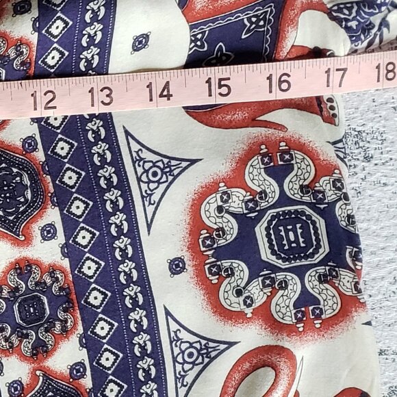 Love Bonito Blue White Red Elephant Boho Pathyia Romper Playsuit Shorts - Picture 6 of 15